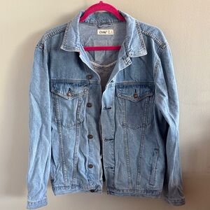 Elia Cher Classic Blue Denim Jacket Size S